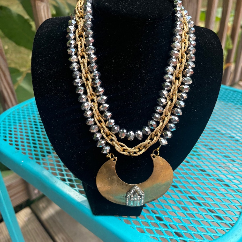 Made in the DeepSouth pendant necklace Vintage